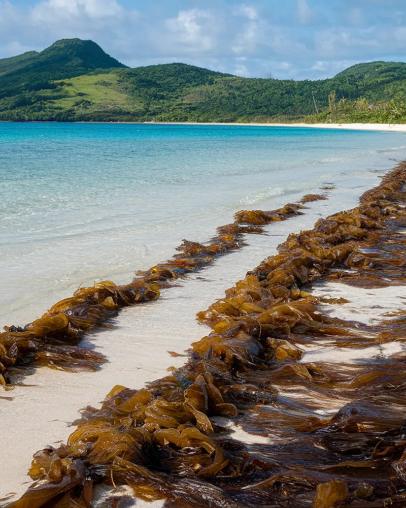 Alerte sargasses plage — Sargasse