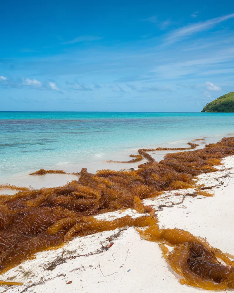 Alerte sargasses plage — Sargasse